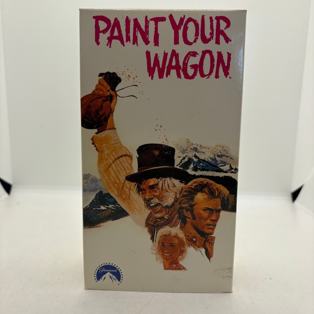 Paint Your Wagon VHS 1991 Paramount Clint Eastwood Lee Marvin 2-Tape Set 6933